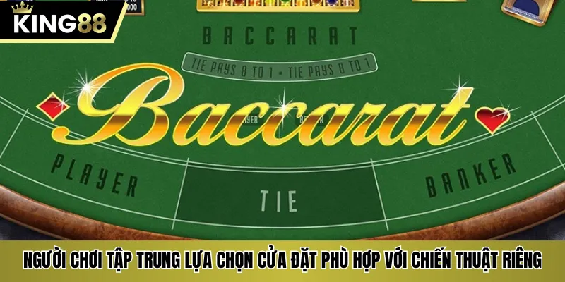 Người chơi tập trung lựa chọn cửa đặt phù hợp với chiến thuật riêng